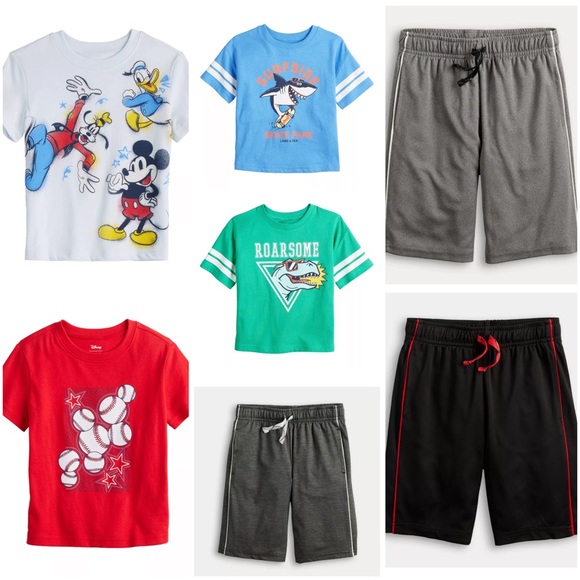 jumping beans Other - Brand New Bundle! 3 Pairs of Boys Shorts & 4 Short Sleeve T-Shirts, Size 2T, NWT